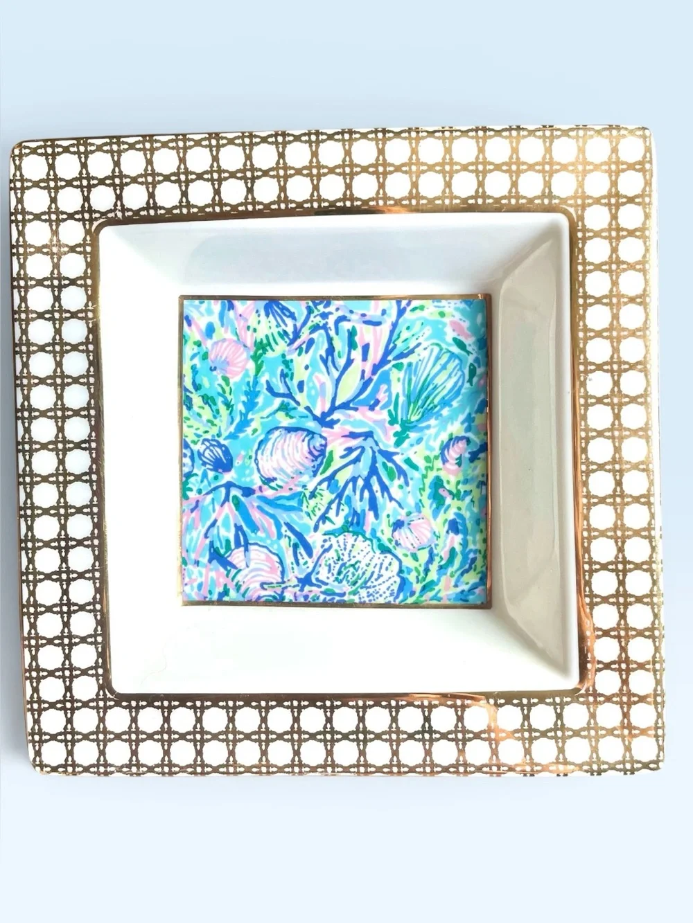 Lilly Pulitzer Trinket Tray in Soleil It On Me NEW!